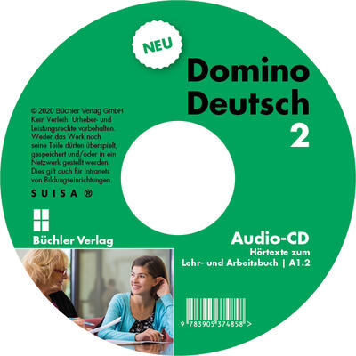 Domino Deutsch 2 NEU | Audio-CD zum Lehr- und Arbeitsbuch A1.2