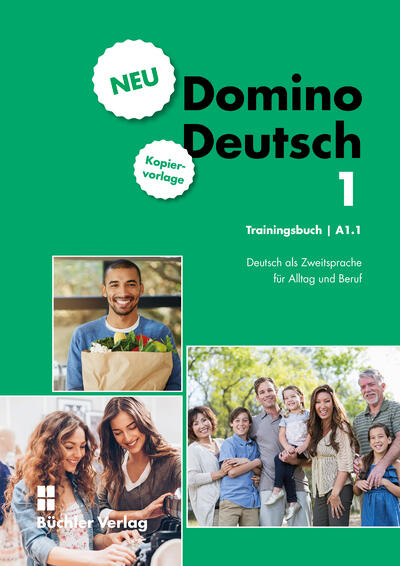 Domino Deutsch 1 NEU <br>  Trainingsbuch A1.1 <br> Kopiervorlage inkl. Lösungen <br> für die Lehrkraft